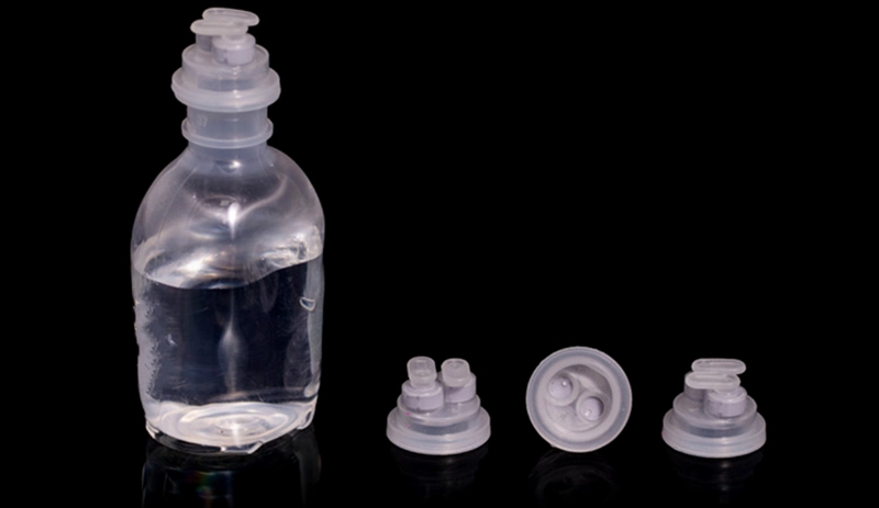 Double Foldable Single Valve Break off Infusion Cap for Lvp PP Infusion Bottle